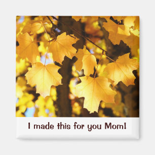 Ich habe das für dich gemacht! Magnete Herbstblätt Magnet