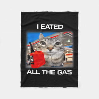 Ich habe das ganze Gas gegessen Lustiges Albernes  Fleecedecke
