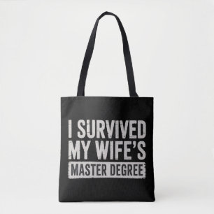 Ich habe das Geschenk zum Master-Abschluss meiner Tasche