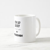 Ich habe das Glück, dich meinen Freund zu nennen! Kaffeetasse (VorderseiteRechts)