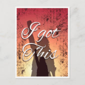 Ich habe das Got | Der Triumph der Frauenkraft Postkarte (Vorderseite)