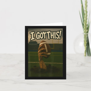Ich habe das Got - Zombie Football Karte