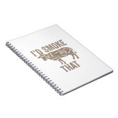 Ich habe das Grillen-Geschenk für das Kuhfleisch g Notizblock (Rechte Seite)