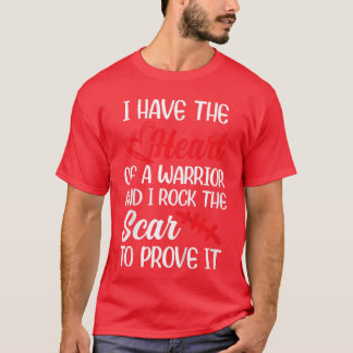 Ich habe das Herz von Kriegern, ich rocke die Narb T-Shirt