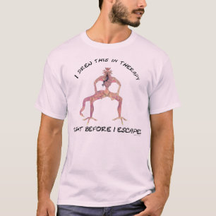 Ich habe das in der Therapie gezeichnet, direkt be T-Shirt