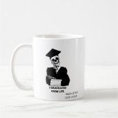 ICH HABE DAS LEBEN, DAS ÜBERLEBEN DES ABSCHLUSSES KAFFEETASSE (Links)