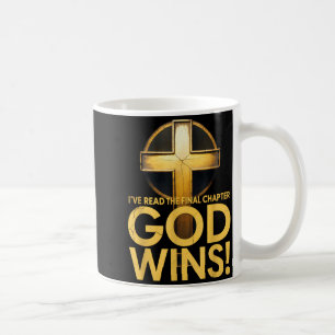 Ich habe das letzte Kapitel gelesen Gott siegt Kre Kaffeetasse