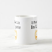 Ich habe das Lit in einen Rechtsstreit gestellt -  Kaffeetasse (Mittel)