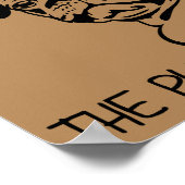 Ich habe das Mops Life Funny Poster-Zeichen nicht  Poster (Ecke)