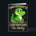 Ich habe das Recht zu schweigen, ich habe nur nich Karte<br><div class="desc">Ich habe das Recht zu schweigen,  ich habe einfach nicht die Fähigkeit</div>