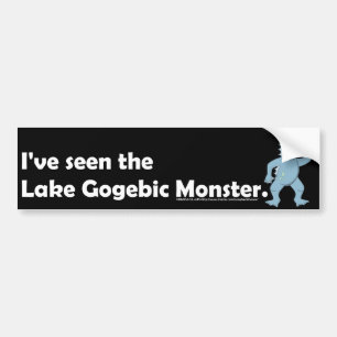 Ich habe das See Gogebic Monster gesehen. - Autoaufkleber