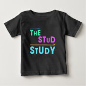 Ich habe das Studium in Study - Funny Student Desi Baby T-shirt (Vorderseite)