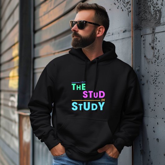 Ich habe das Studium in Study - Funny Student Desi Hoodie