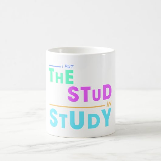 Ich habe das Studium in Study - Funny Student Desi Kaffeetasse (Mittel)