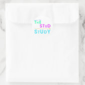 Ich habe das Studium in Study - Funny Student Desi Runder Aufkleber (Tasche)