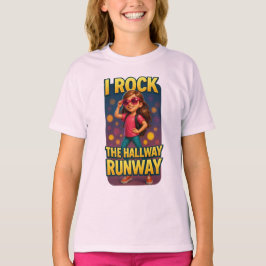 Ich habe das T-Shirt der Hallway Runway School ger