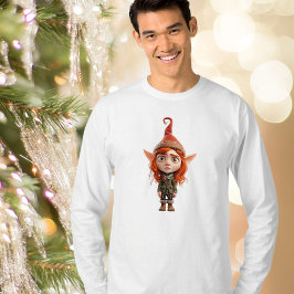 Ich habe das T-Shirt des Weihnachtselfs der Männer