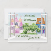 Ich habe das Wasserfarben-City-Budget verschoben Ankündigung (Vorderseite)