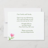 Ich habe das Wasserfarben-City-Budget verschoben Ankündigung (Rückseite)