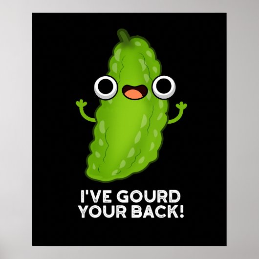 Ich habe deinen Hintern gegossen Funny Veggie Pun  Poster (Vorne)
