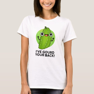 Ich habe deinen Rücken lustig Kürbis-Wortspiel T-Shirt