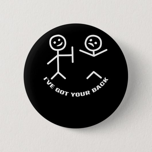 Ich habe deinen Skelettschädel im Hinterkopf Got Button (Vorderseite)