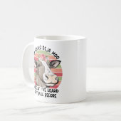 Ich habe Deja Moo Defined Funny Floral Cow Kaffeetasse (Vorderseite Links)