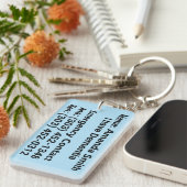 Ich habe Demenz Schlüsselanhänger (Vorderseite rechts)