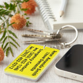 Ich habe Demenz Schlüsselanhänger (Vorderseite rechts)