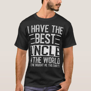 Ich habe den besten Onkel der Welt Lustiger Big-Gu T-Shirt