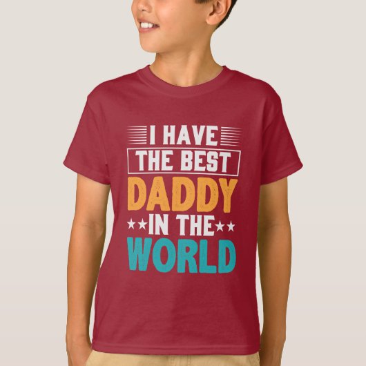 Ich habe den besten Papa der Welt T-Shirt (Vorderseite)