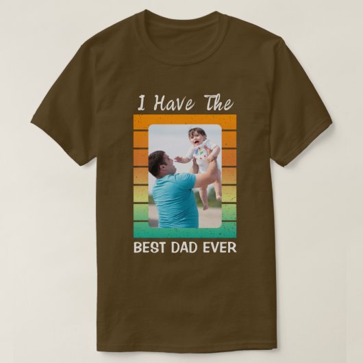 Ich habe den besten Vater aller Zeiten mit benutze T-Shirt (Design vorne)