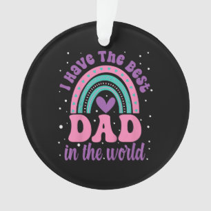 Ich habe den besten Vater in der Welt der Kinderfa Ornament