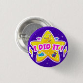 Ich habe den blauen 1/4"-Knopf Button (Vorne & Hinten)