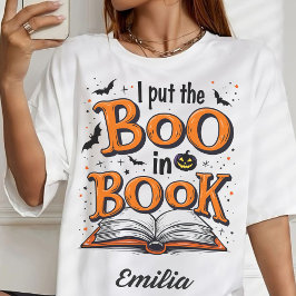 Ich habe den Boo als T - Shirt für Schriftsteller
