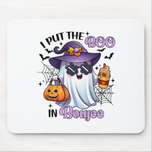 Ich habe den Boo in Boujee Funny Halloween Outfit  Mousepad