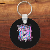 Ich habe den Boo in Boujee Funny Leopard Boujie Gh Schlüsselanhänger (Vorderseite)