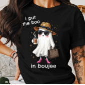 Ich habe den Boo in Boujee Ghost Coquette Hallowee Tri-Blend Shirt