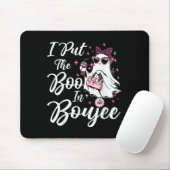 Ich habe den Boo in Boujee Ghost Funny Pink Leopar Mousepad (Mit Mouse)