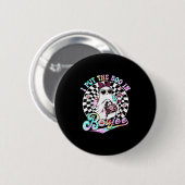 Ich habe den Boo in Boujee Ghost Retro Zebra Leopa Button (Vorne & Hinten)