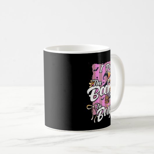 Ich habe den Boo in Boujee Niedlich Ghost Leopard  Kaffeetasse (VorderseiteRechts)