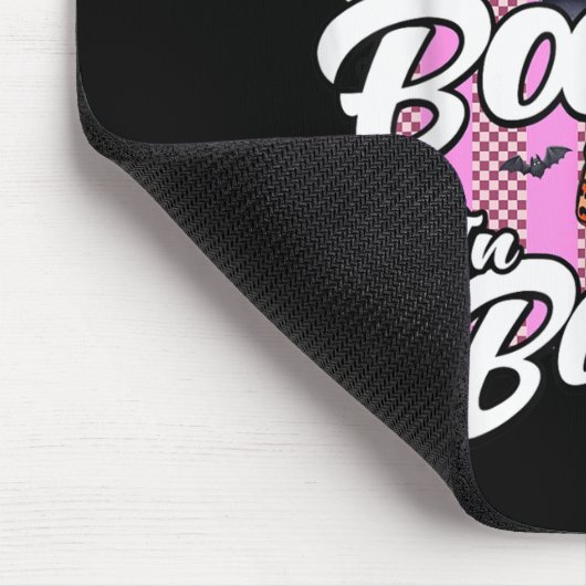 Ich habe den Boo in Boujee Niedlich Ghost Leopard Mousepad (Ecke)