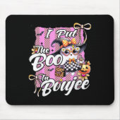 Ich habe den Boo in Boujee Niedlich Ghost Leopard Mousepad (Vorne)
