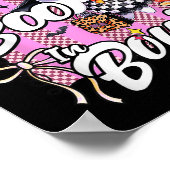 Ich habe den Boo in Boujee Niedlich Ghost Leopard Poster (Ecke)