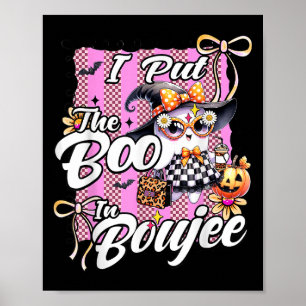 Ich habe den Boo in Boujee Niedlich Ghost Leopard  Poster