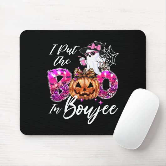 Ich habe den Boo in Boujee Niedlich Leopard Boujie Mousepad (Mit Mouse)