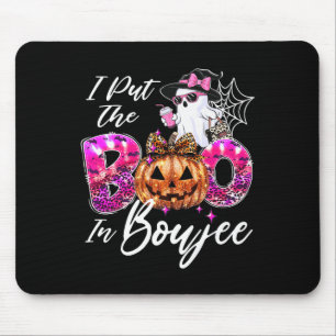 Ich habe den Boo in Boujee Niedlich Leopard Boujie Mousepad