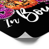 Ich habe den Boo in Boujee Niedlich Leopard Boujie Poster (Ecke)