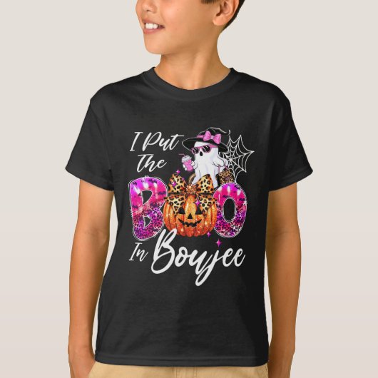Ich habe den Boo in Boujee Niedlich Leopard Boujie T-Shirt (Vorderseite)