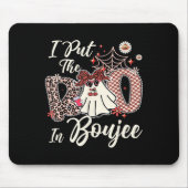 Ich habe den Boo in Boujee Niedlich Leopard Retro  Mousepad (Vorne)